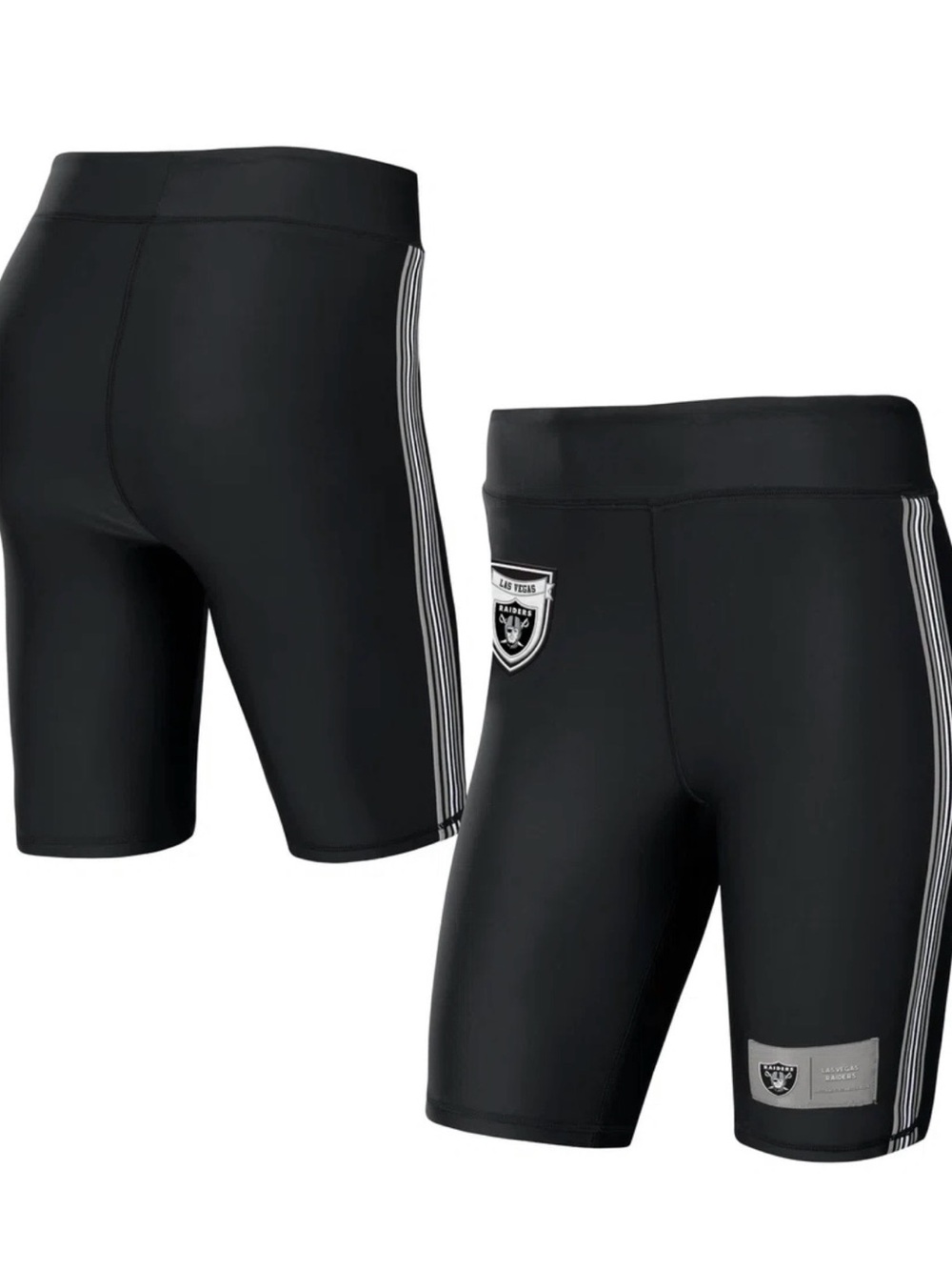 NFL Las Vegas Raiders Women's Black Bike Shorts size Small